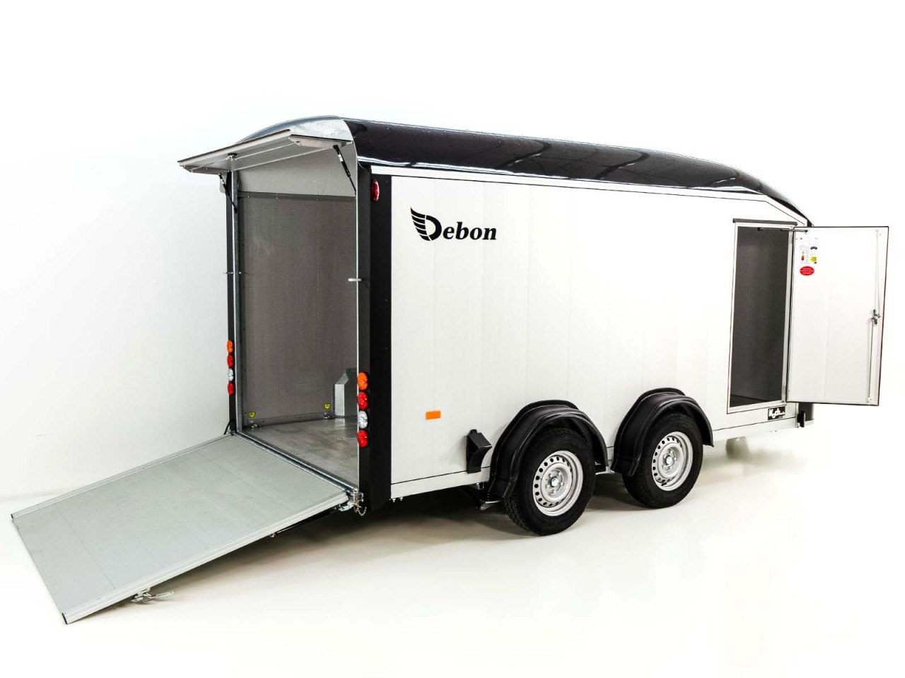 Debon Kofferanhänger Roadster Alu C900 202x495x200cm 3,5t schwarz-Neu