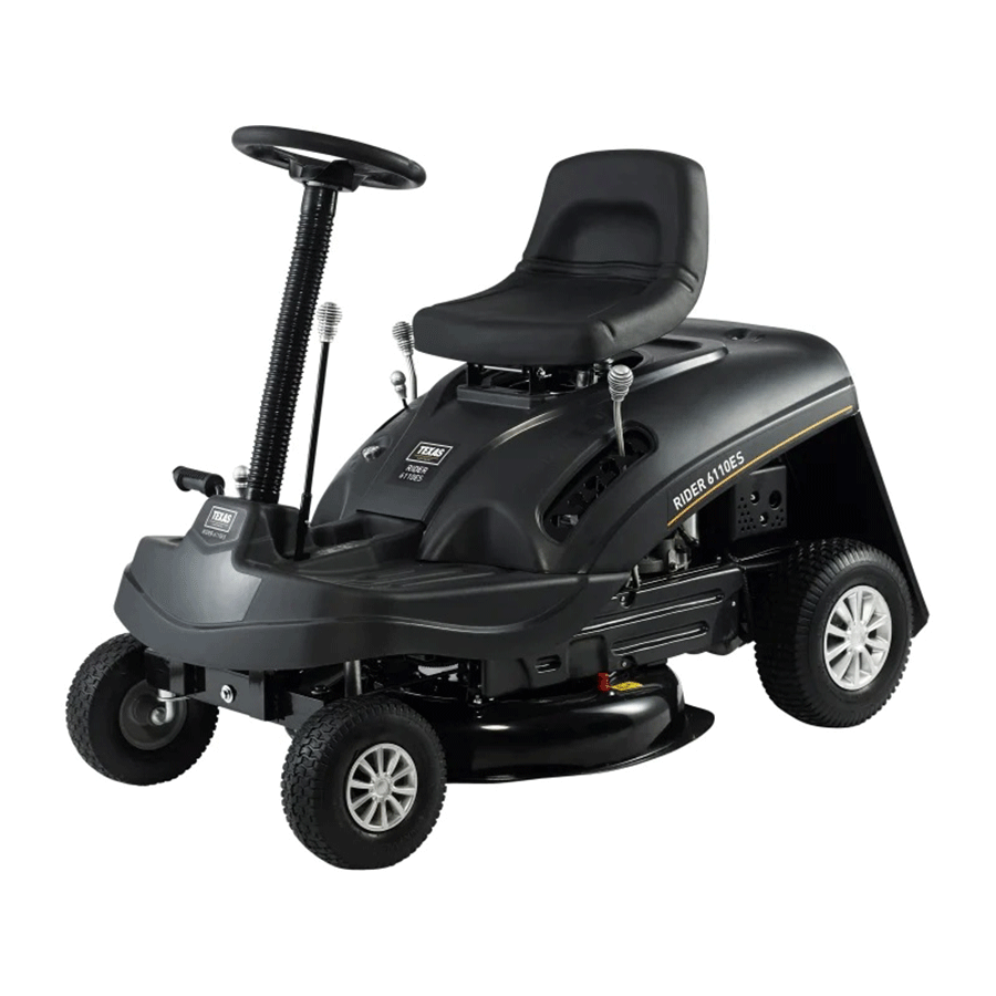 texas benzin aufsitzmaher rider 7600 2 in 1 mit mulch kit neu