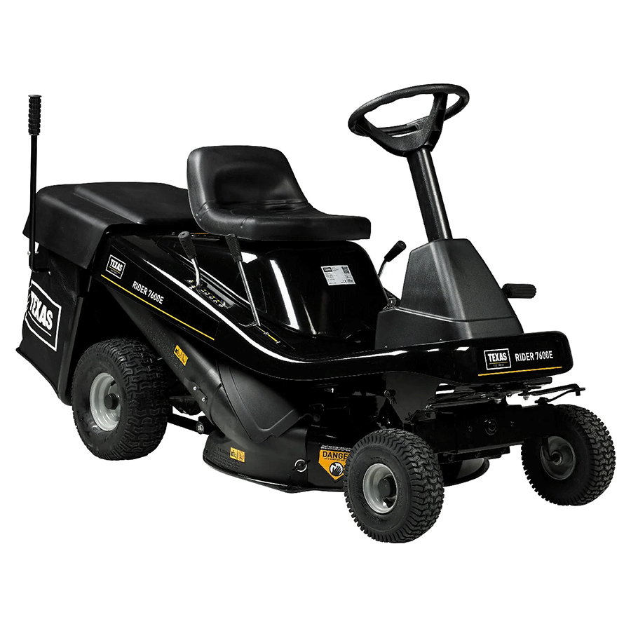 texas aufsitzmaher rider 7600e 3in1 inkl mulchkit modell 2025 neu