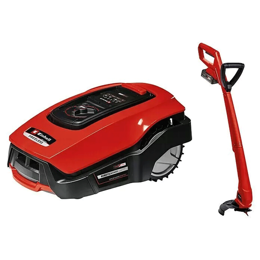 einhell power x change 18v mahroboter freelexo inkl gratis rasentrimmer neu