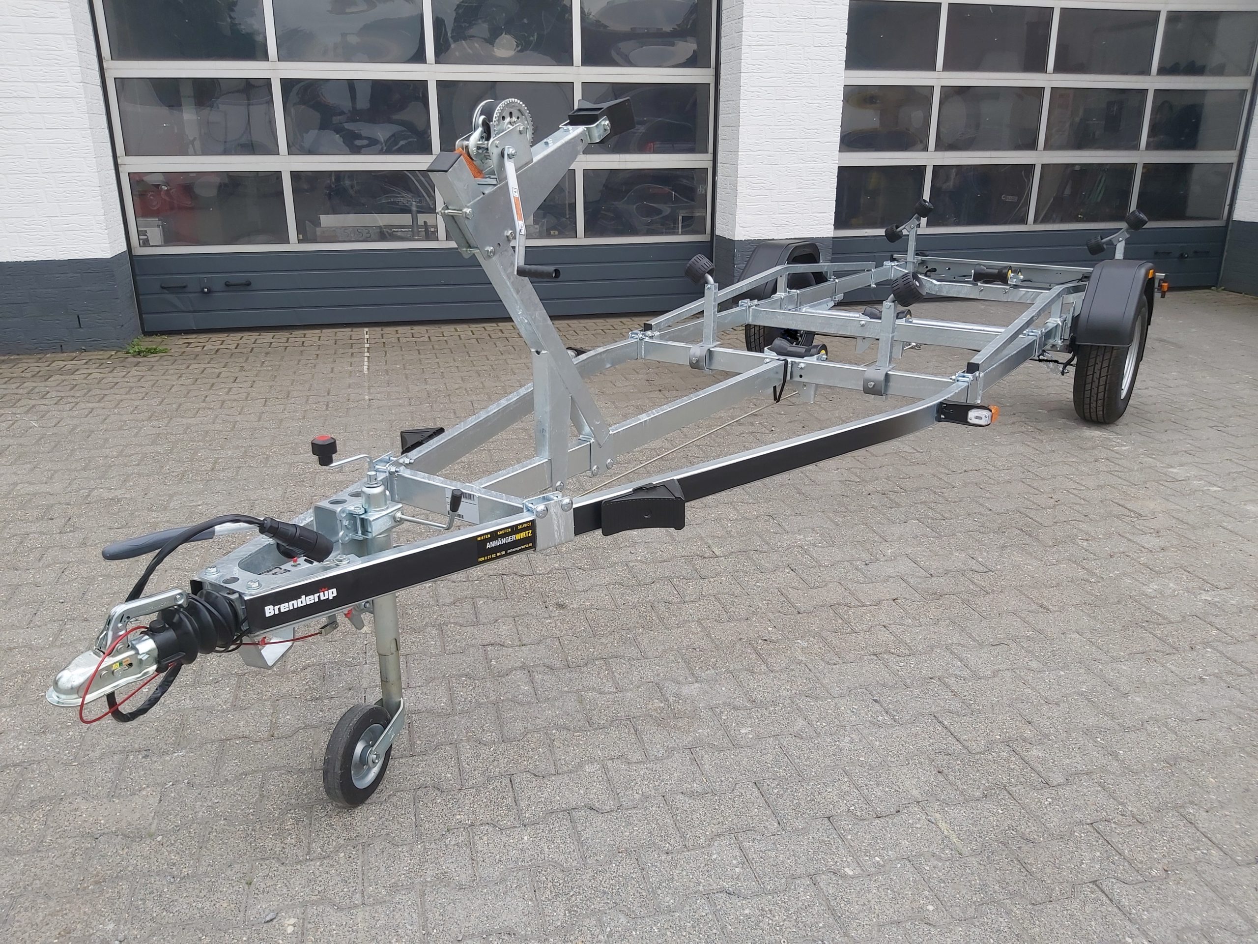 Brenderup Bootstrailer Premium 201300B SR mit Rollen Boote bis 600cm 1300kg 311967