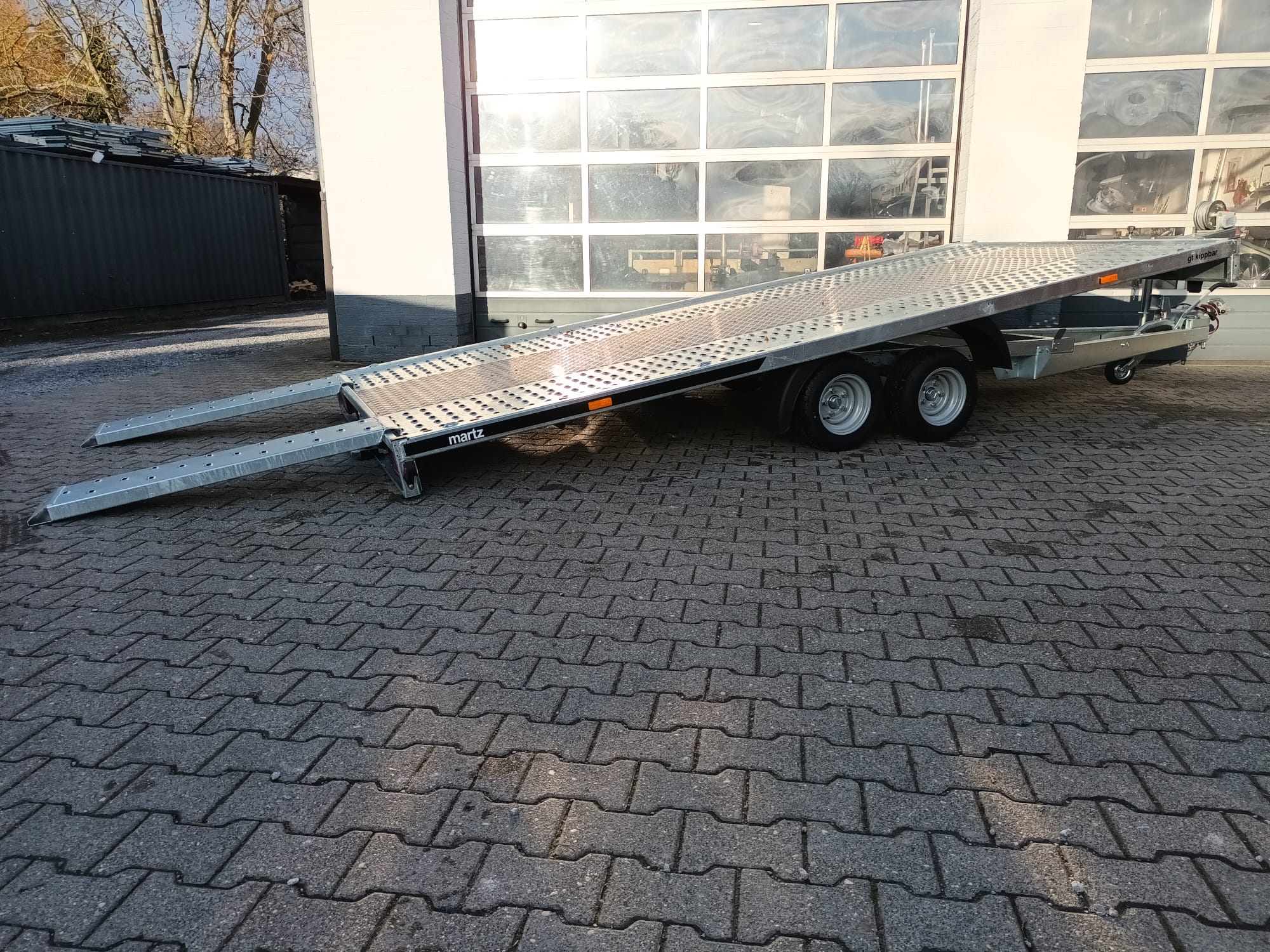 Martz GT kipp 450/2 S 450x215cm easyload ankippbar Lohr Stahl & Aluboden Seilwinde 10″ 3000kg