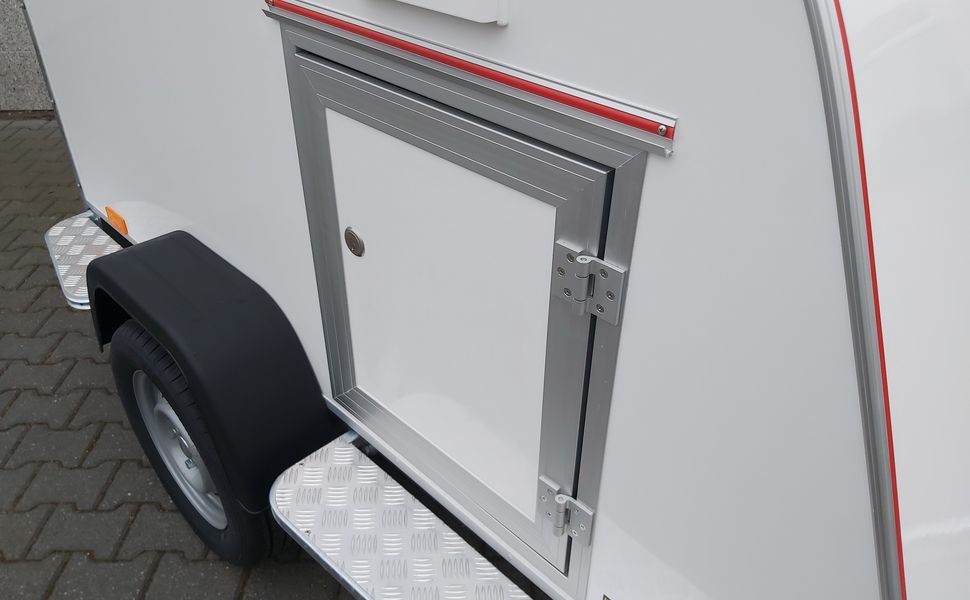 Kofferanhänger TF3 S Mini 205x110x90cm Reling Seitentür (XS) 100km/H 750kg – Image 4