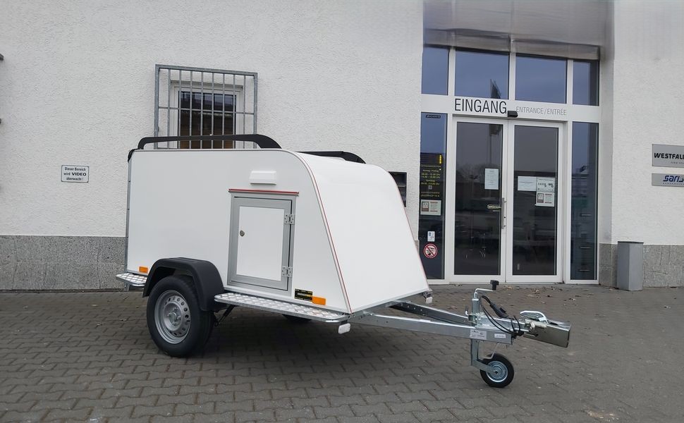 Kofferanhänger TF3 S Mini 205x110x90cm Reling Seitentür (XS) 100km/H 750kg – Image 6
