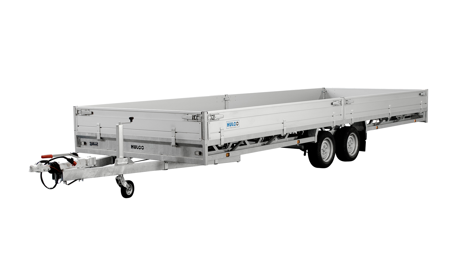 Hulco PKW Anhänger Hochlader Alu, MEDAX-2 3000 kg, Ladefläche, 6,11 x 2,03 m
