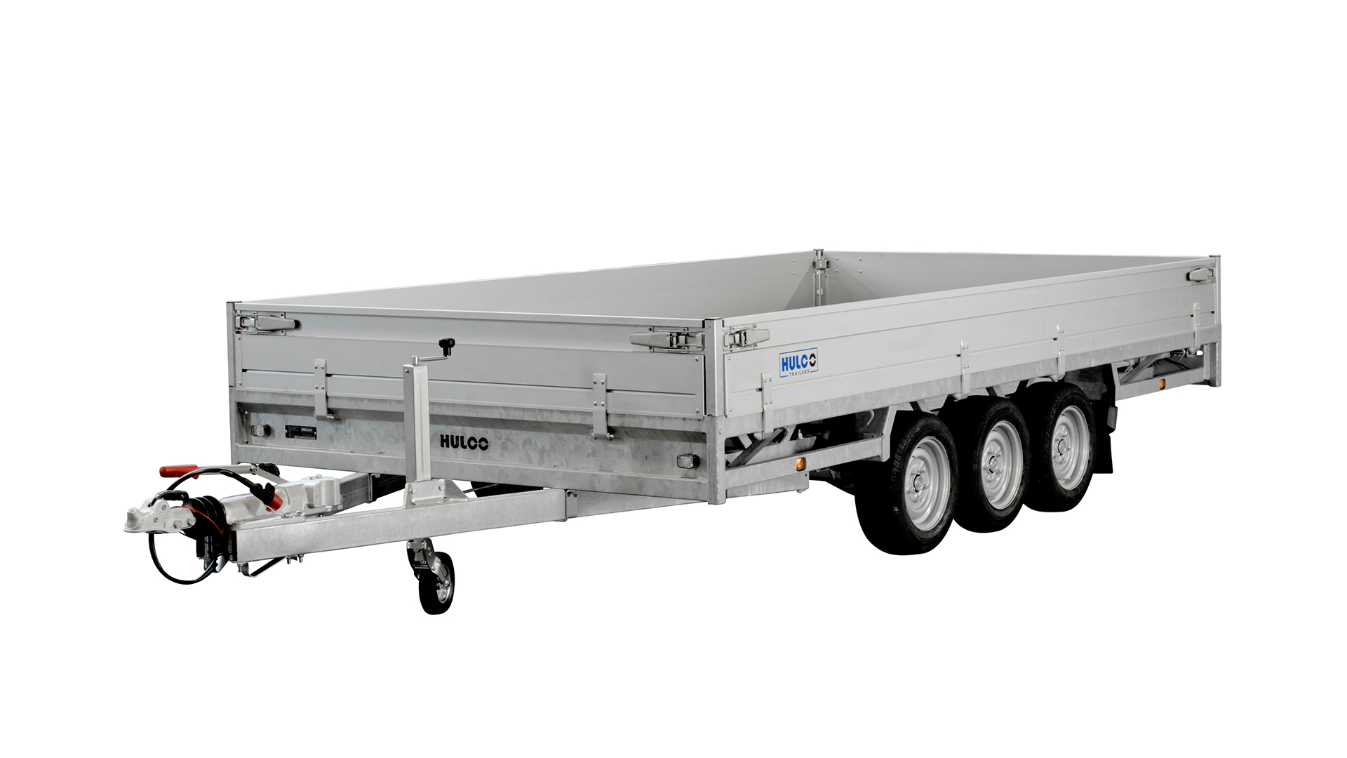 Hulco PKW Anhänger Hochlader Alu MEDAX-3 ,3500 kg, Ladefläche 5,05 x 2,03 m - Tridem