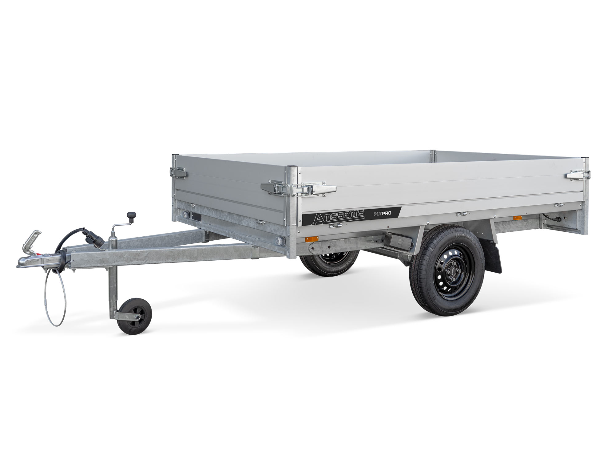 Anssems PKW Anhänger Hochlader Alu PLT-1 PRO 750 kg, Ladefläche 2,51 x 1,50 m ungebremst
