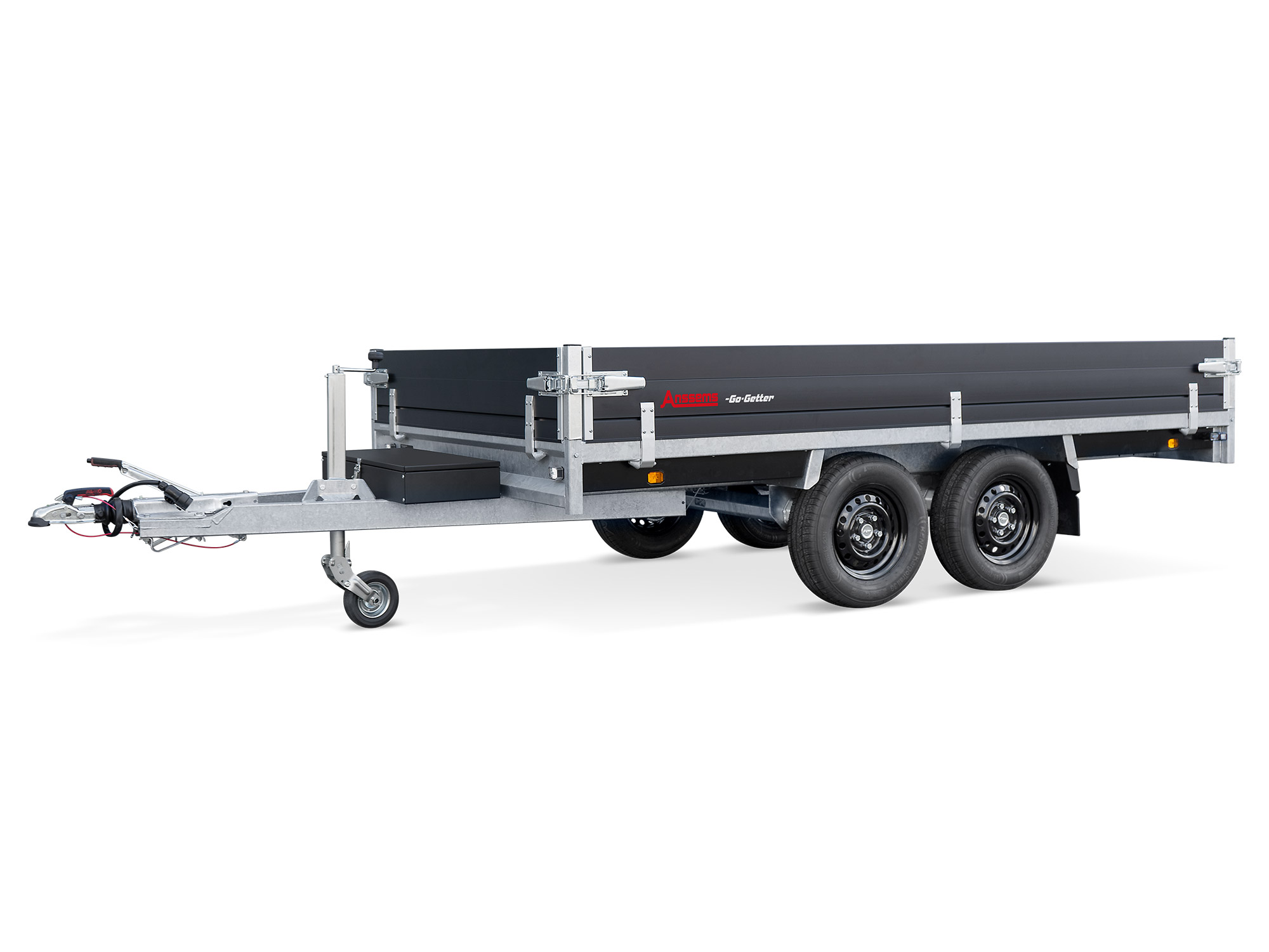 Anssems PKW Anhänger Hochlader Alu PSX 3000 kg, Ladefläche 3,25 x 1,78 m Go Getter