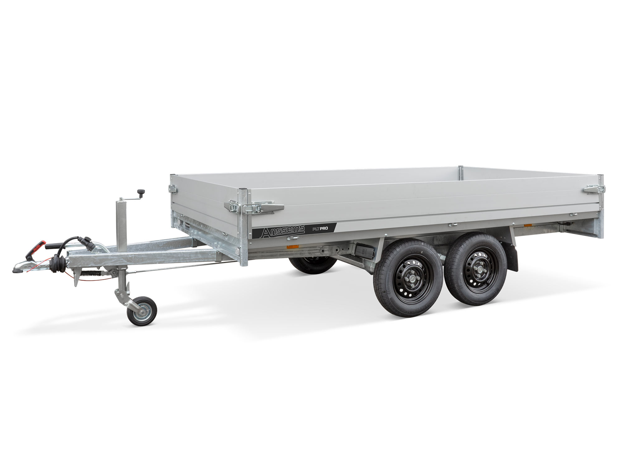 Anssems PKW Anhänger Hochlader Alu PLT-2 PRO, 2000 kg, Ladefläche 3,30 x 1,80 m