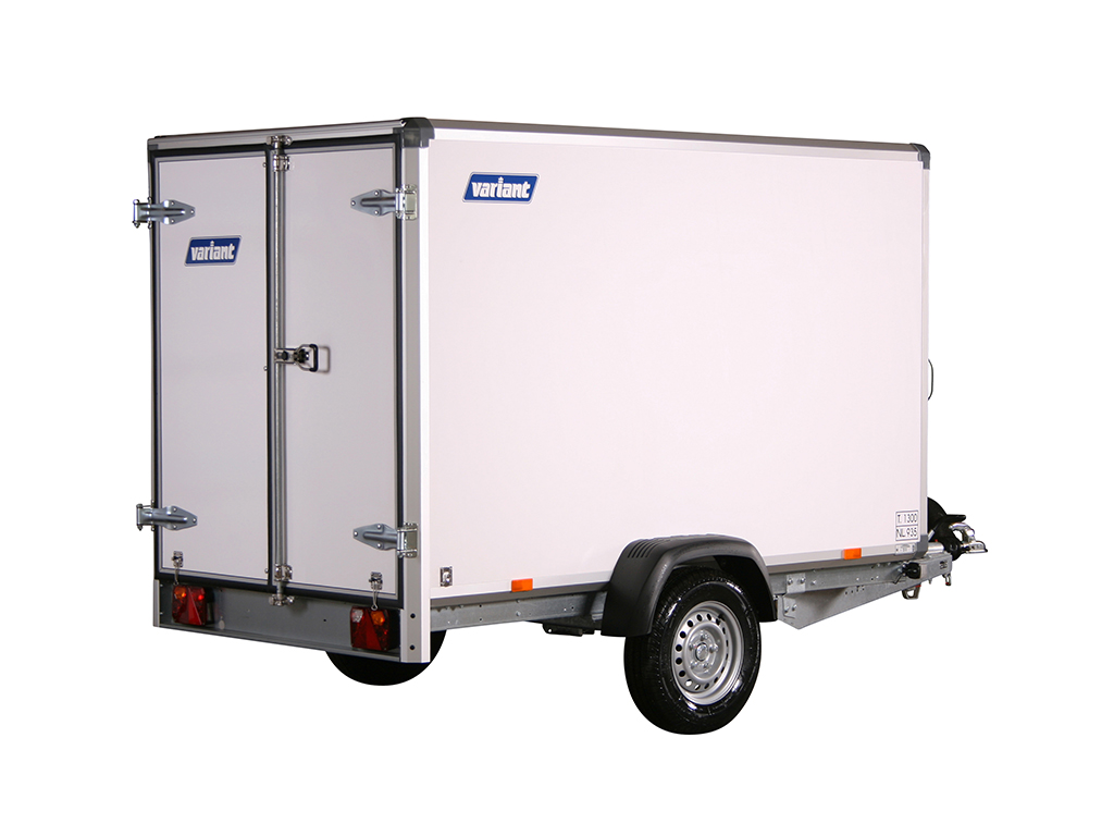 Variant PKW Anhänger Kofferanhänger 1315 C2 mit Flügeltüren1350 kg, Ladefläche 2,58 x 1,48 m, Innenhöhe 1,57 m