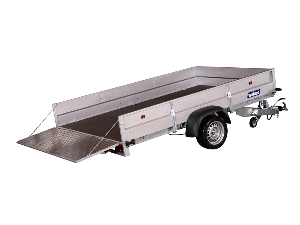Variant PKW Anhänger 1519 F1 Kip 1500 kg,Ladefläche 3,14 x 1,95 m, Stahlbordwände 1519 F1