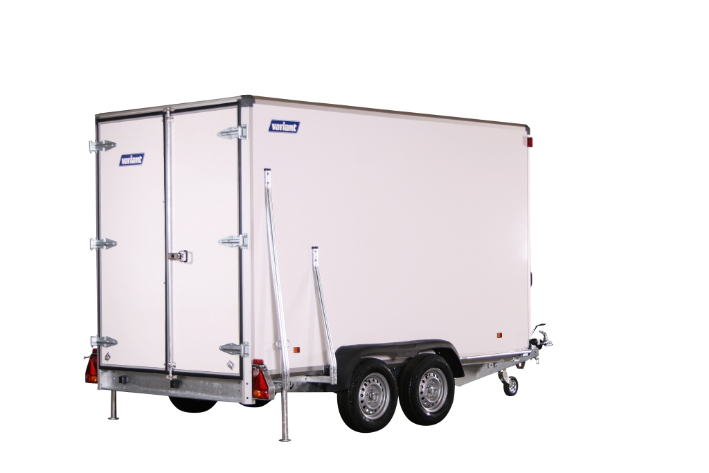 Variant PKW Anhänger Kofferanhänger mit Flügeltüren 2000 kg,Ladefläche 3,46 x 1,85 m, Innenhöhe 2,07 m 2005 CVB35