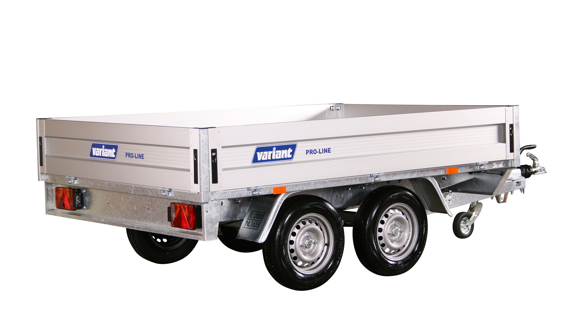 Variant PKW Anhänger Hochlader 2018 P2, 2000 kg, Ladefläche2,55 x 1,75 m - Classic