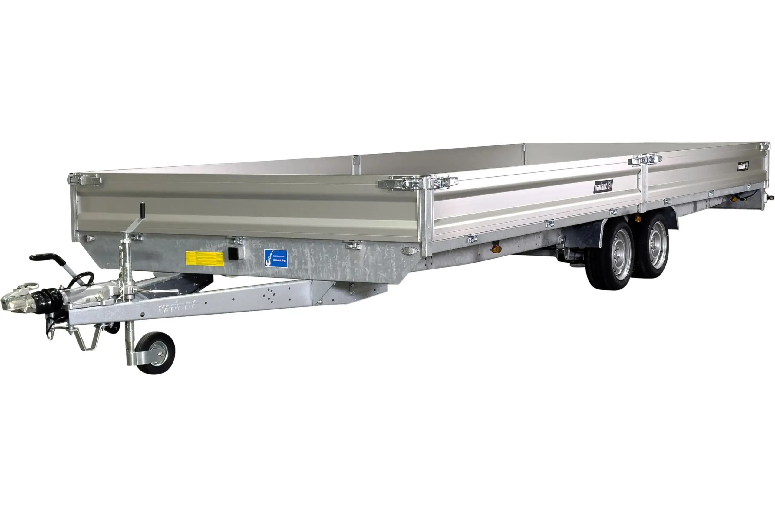 Variant PKW Anhänger Hochlader 3525 X6, 3500 kg, Ladefläche 6,15 x 2,45 m mit Parabelfederung