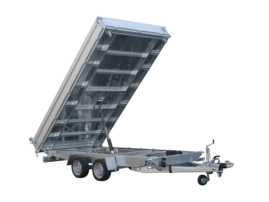 Variant PKW Anhänger 3-Seitenkipper 3521 TB, 3500 kg, Ladefläche 4,14 x 2,10 m - Elektropumpe