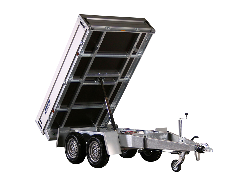 Variant PKW Anhänger Heckkipper 2715 T2, 2700 kg, Ladeflächeca. 2,55 x 1,45 m - elektrische Pumpe