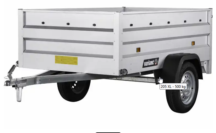 Variant 220 XL, 500kg ungebremst Ladefläche 2.146m Tieflade