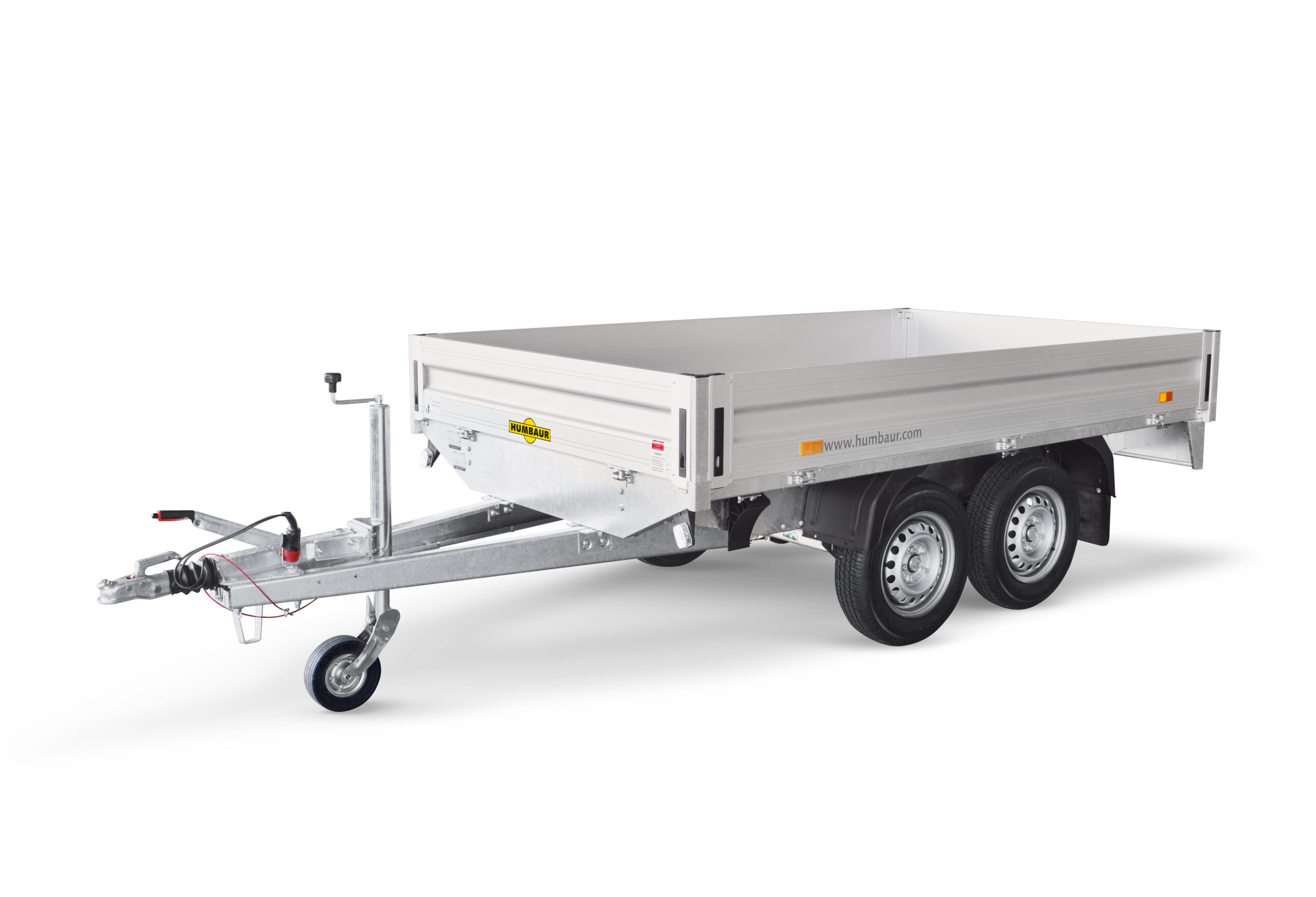 Humbaur PKW-Anhänger Hochlader HN 202616, 2000kg, Ladefläche 2,65 x 1,65m 10 Zoll Bereifung