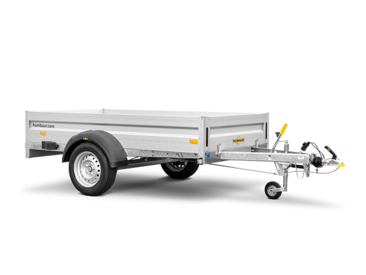 Humbaur PKW-Anhänger HA 102113 KV Alu 1000kg Ladefläche 2,05 x 1,31m mit Klappe vorn gebremst
