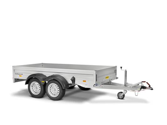 Humbaur PKW-Anhänger HA 202513 KV Alu 2000kg Ladefläche 2,51 x 1,31m mit Klappe vorn