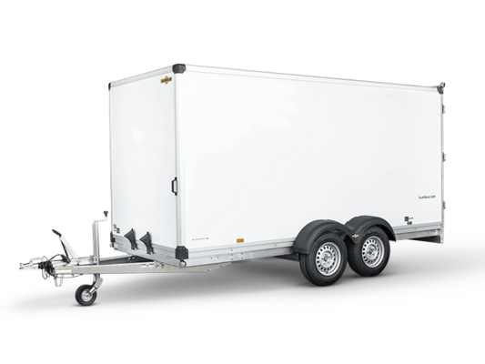 Humbaur PKW-Anhänger HK 304218-20 PF30 RA KofferanhängerLadefläche 4,18 x 1,73 Innenhöhe 1,88m 3000kg