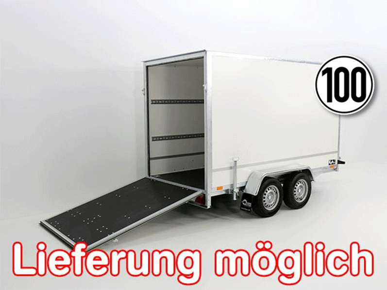 Kofferanhänger BK 146x304cm Höhe:180cm 2,7t|Rampe-Neu