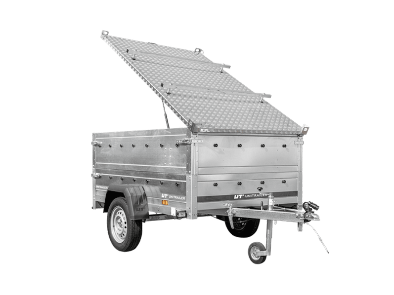Garden Trailer 201 KIPP Anhänger mit Plane 750 kg -Deckelanhänger-Neu