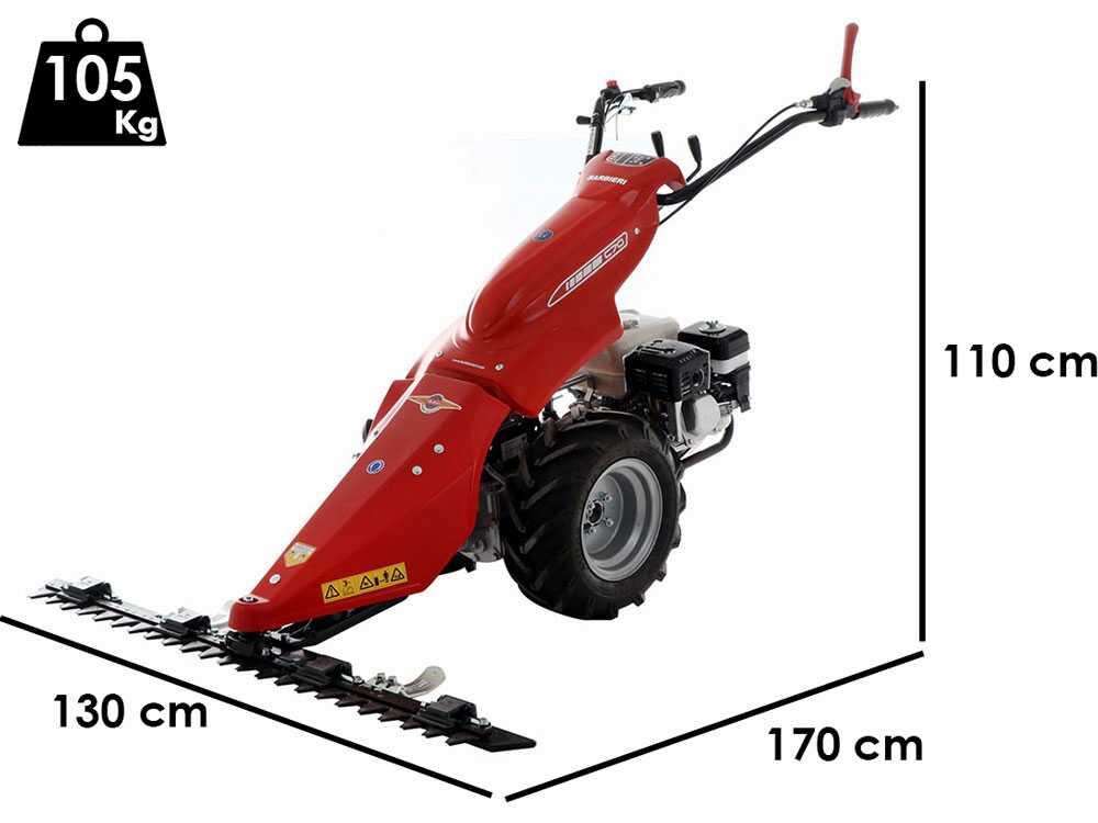 Barbieri C/70 – Mehrzweckgerät Balkenmäher – Honda GX200