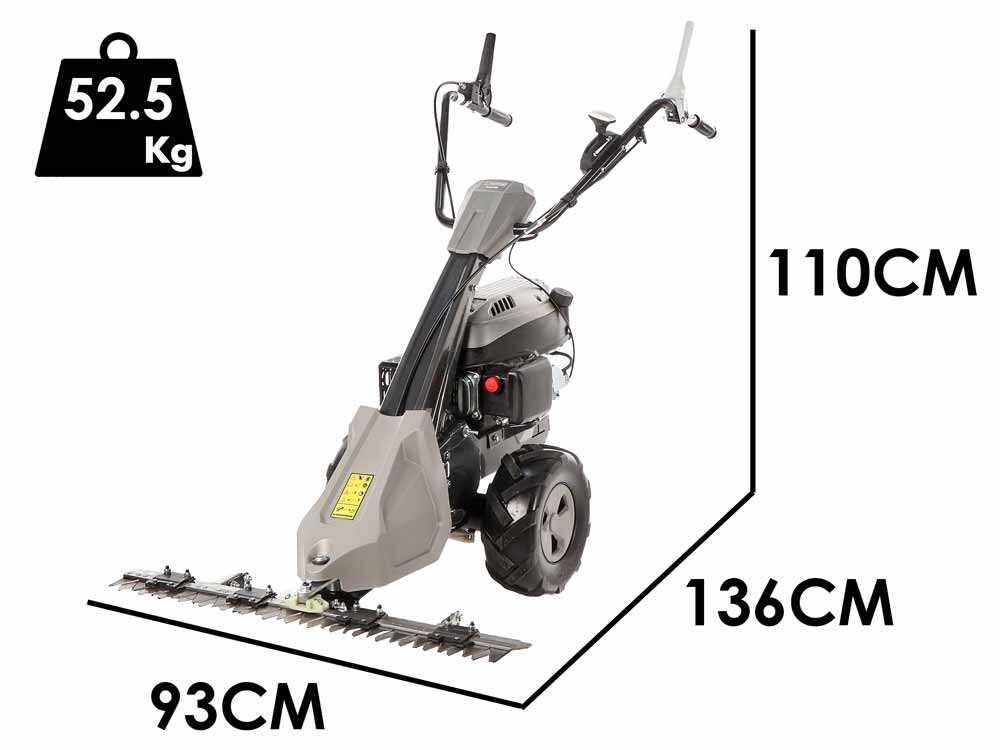 Blackstone SM 65-880 – Balkenmäher Obermesser-Schwingenmähantrieb – Motor 196ccm