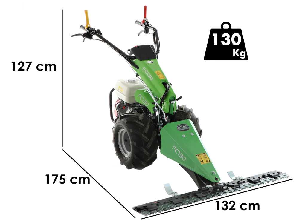 Lampacrescia MGM FC 130 – Mehrzweckgerät Balkenmäher – Honda GX390